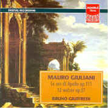 Bruno Giuffredi: (chitarra) plays LE ORE DI APOLLO - Mauro Giuliani (CD)