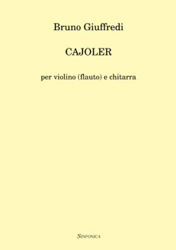 Bruno Giuffredi: CAJOLER