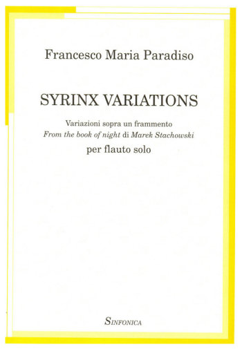 Francesco Maria Paradiso: SYRINX VARIATIONS