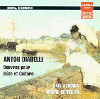 Bruno Giuffredi: (flauto e chitarra)<br> plays OUVRES POUR FLUTE ET GUITARE (CD)