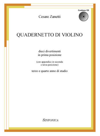 Cesare Zanetti: QUADERNETTO DI VIOLINO