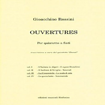 Gioacchino Rossini (1792-1868)<!--Danzi-->: OUVERTURES