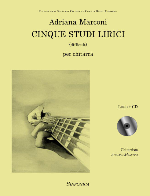 Adriana Marconi: CINQUE STUDI LIRICI (Difficult) + CD