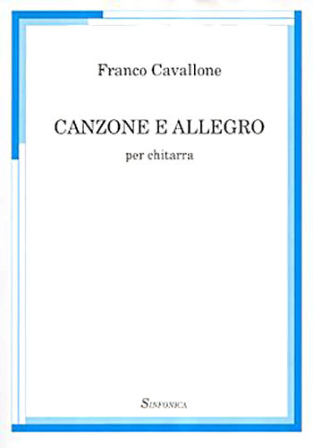 Franco Cavallone: CANZONE E ALLEGRO