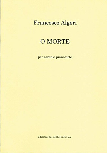 Francesco Algeri: O MORTE (dall'ecclesiastico 41)
