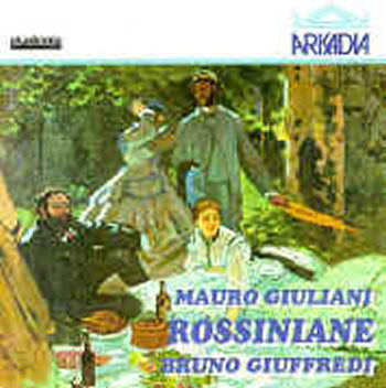 Bruno Giuffredi: (guitarra) plays LE ROSSINIANE para guitarra (CD)